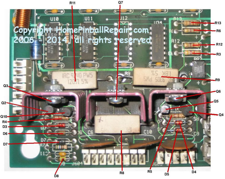 Rebuilding the High Voltage Section of a Williams / Bally DMD