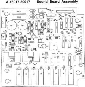 WPC 89 DCS Sound Board