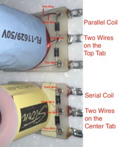 Testing a pinball parallel and serial flipper coil