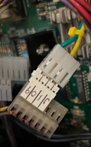 Plug into the J109 plug